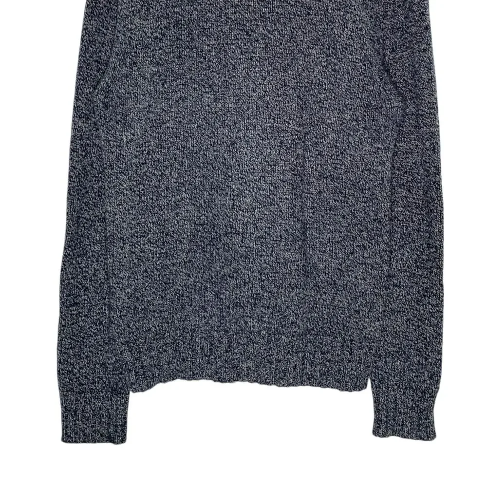 Banana Republic S Mens Cozy Shawl Sweater Heathered Gray Grandpa